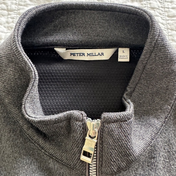 Peter Millar - Lightweight Grey Sweater Vest - Picture 2 of 3